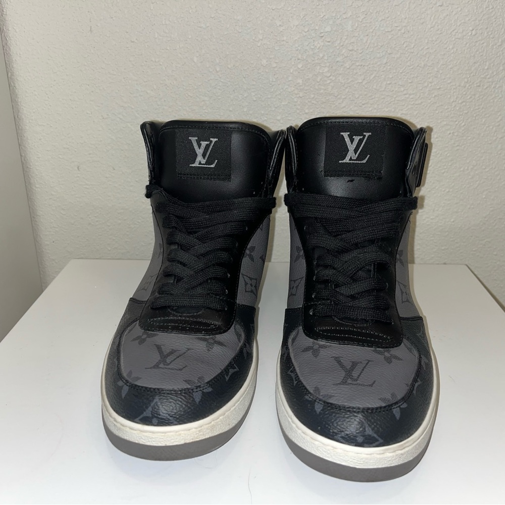 Louis Vuitton Black and Gray Sneakers